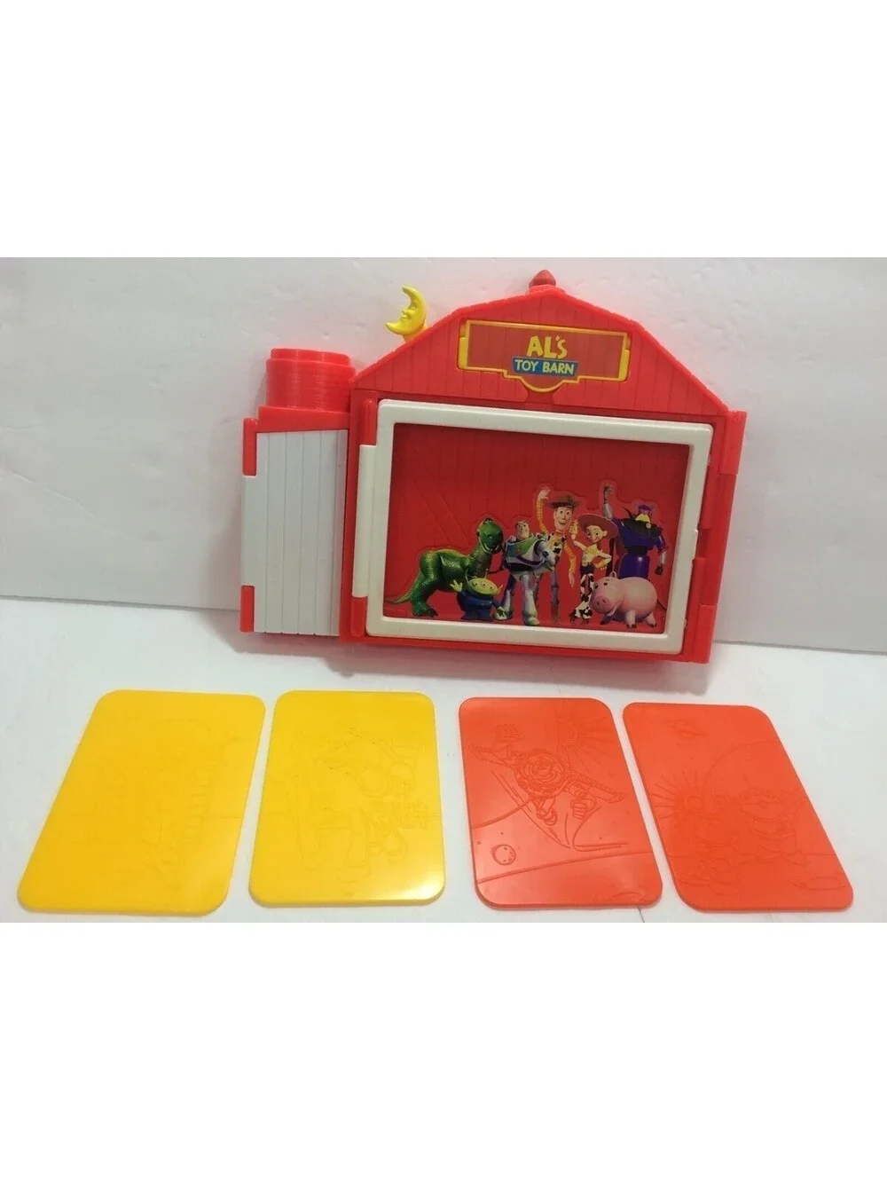Disney Pixar Toy Story 2 Al's Toy Barn Coloring Play Set & Crayon Rubbing Plates